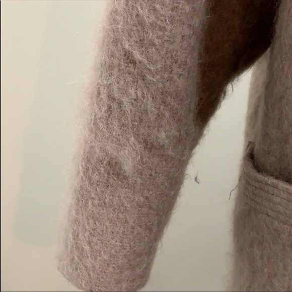 George David fashions fuzzy 50s 60s coat taupe - Picture 3 of 8